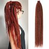 24" Multi-Color Handmade African Black Reggae Dreadlocks Wig Extensions