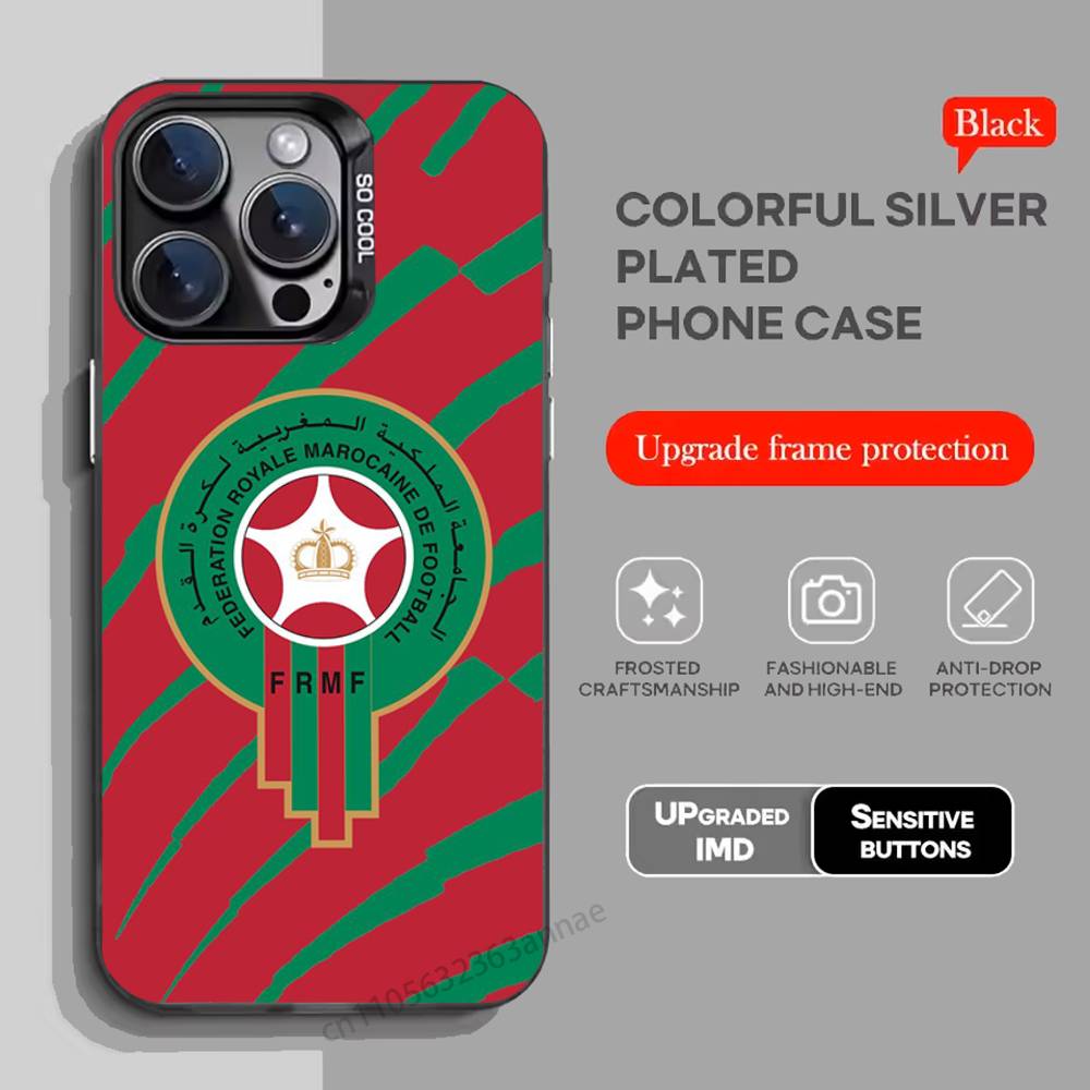 Morocco Flag phone Case for iPhone 17 11 12 Pro Max Plus Mini Air SE 16e 14 15 16 13 Soft Shell