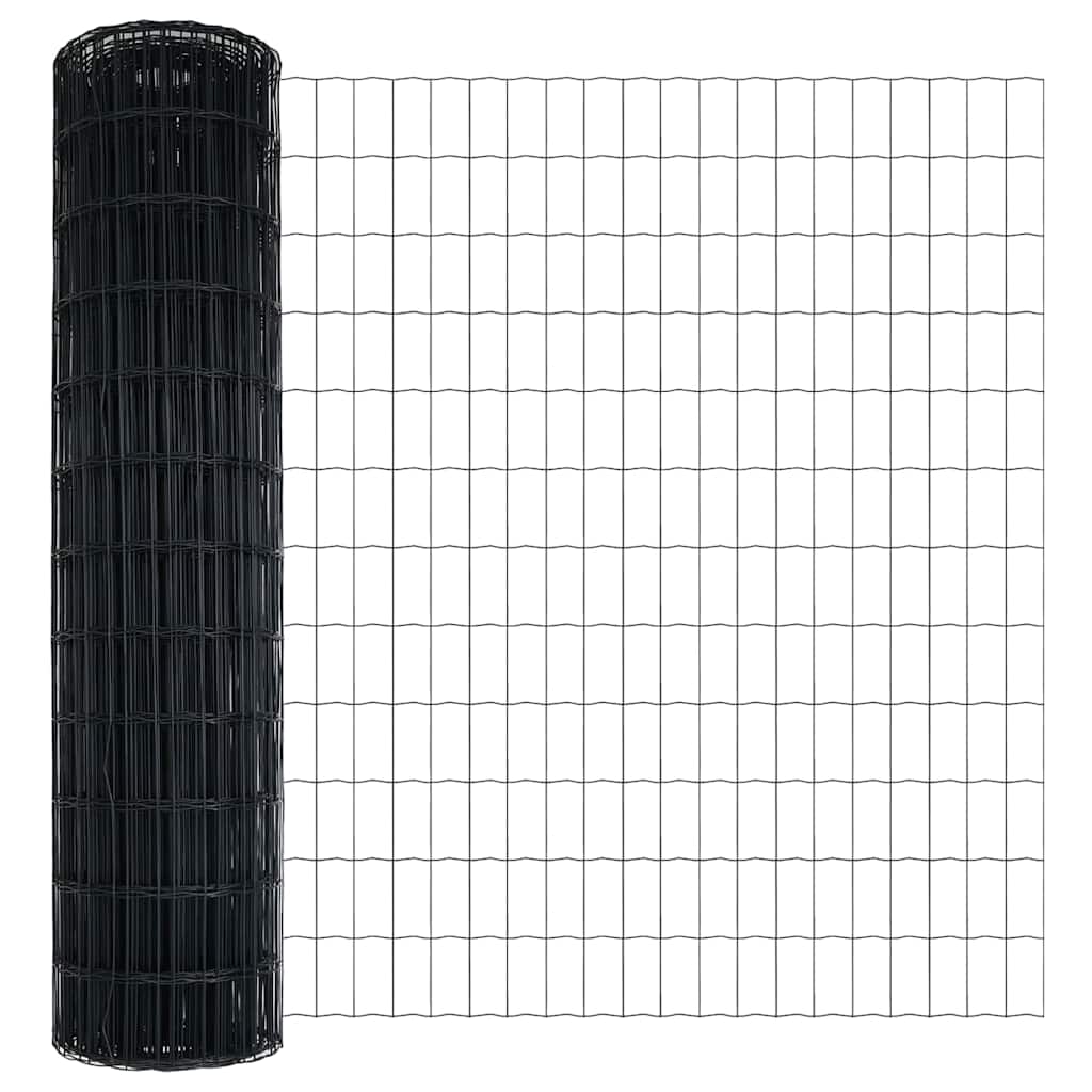Welded Wire Fence with Concrete Foundation 10 x 1.2 m (W x H)