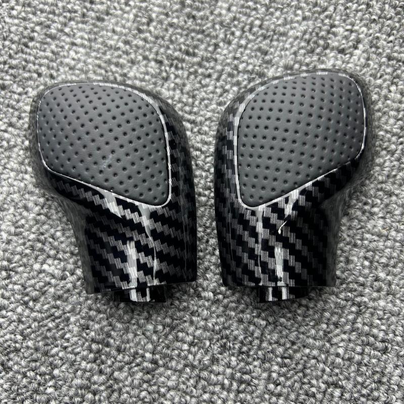 2 pcs Leather Shift Knob Gear For VW For Golf 6 7 R For GTI For Passat For B7 For B8 For CC For R20 For Jetta For MK6 For GLI