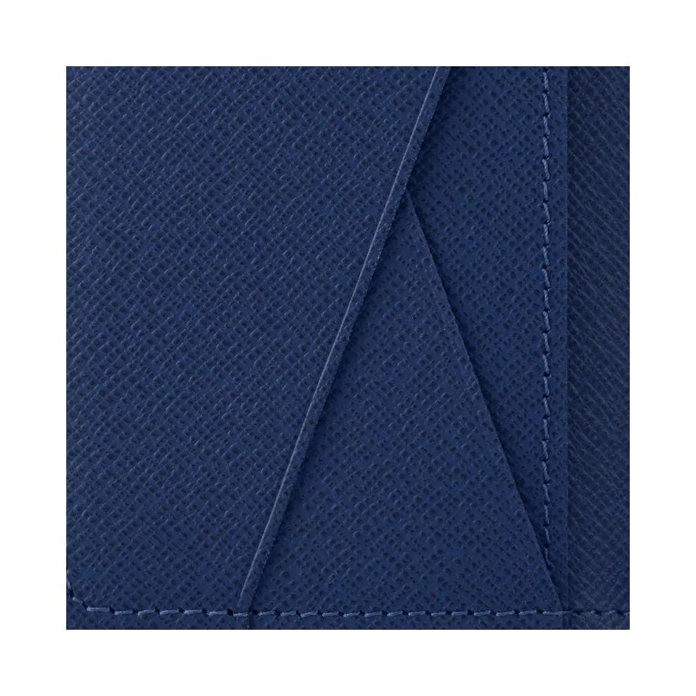 LOUIS VUITTON Canvas Leather Card Holder , Wallet , Passport Holder Men's Marine Blue (Unisex) Passport Holders M30301