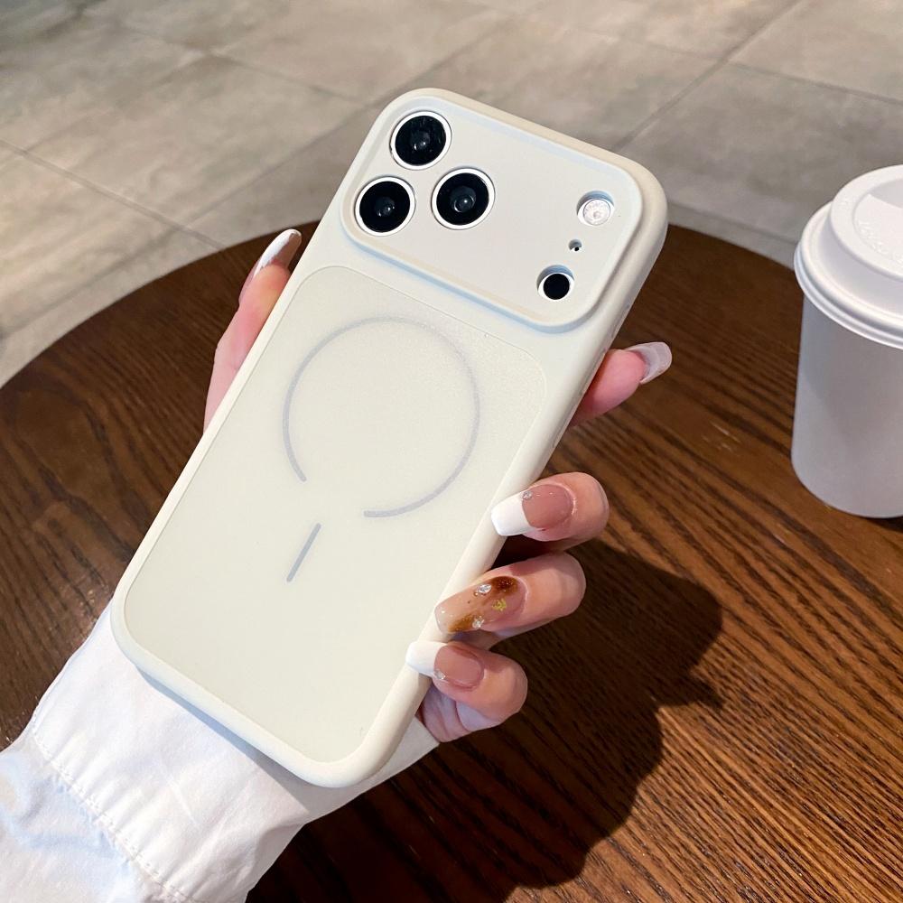 Роскошная Жидкость Для Чехла Телефона Magsafe Для iPhone17 Air 16 15 14 Plus 13 Pro Max Магнитная Беспроводная Зарядка Сплошная Силиконовая Крышка