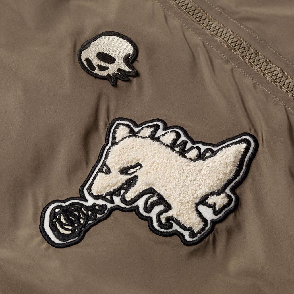 Vans X Hirono Реверсивная куртка-бомбер Коричневая Унисекс VN000KPM9JC