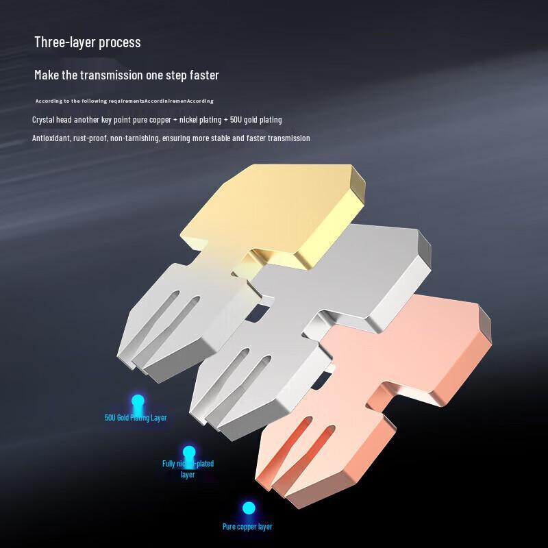AUCAS Cat5e Secure Locking RJ45 Connector