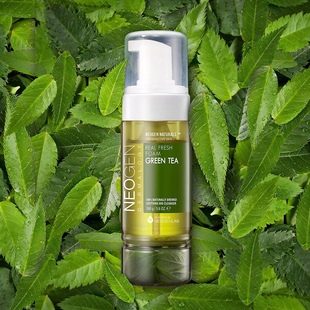 [Neogen Dermalogy] Очищающая пенка Real Fresh 160 г (зеленый чай, клюква, черника, злаки)