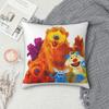Bear In The Big Blue House Pillowcase Polyester Linen Velvet Printed Zip Decorative Throw Pillow Case Home Cushion Cover