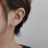 Toalen Женские серьги Звезда Пирсинг Кубический цирконий Звезда Мини