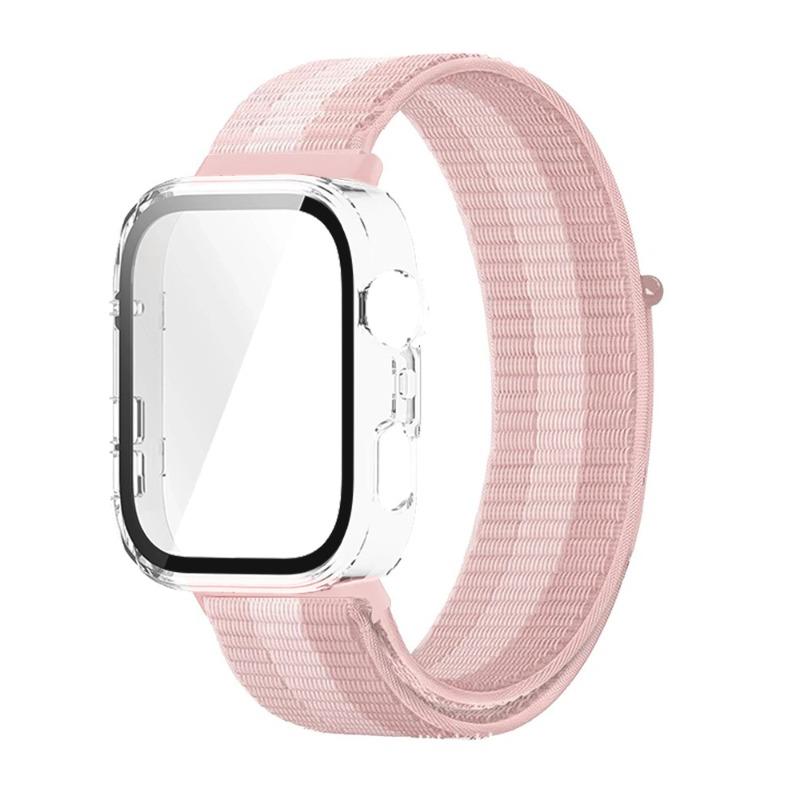 Нейлоновый ремешок + ПК-корпус для Huawei Watch Fit 3/4/4 Pro Защитный чехол от падения + Удобный дышащий браслет Ремешок Correa