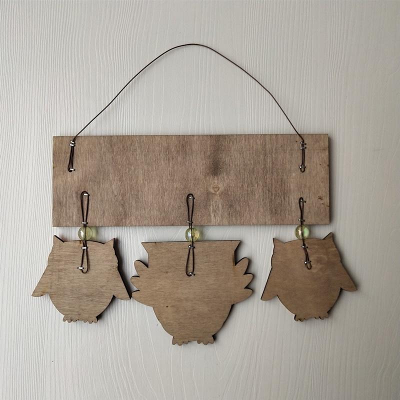 Pastoral Style Home Accessories Creative Personality Owl Listing Welcome To Welcome Store Wall Hangi