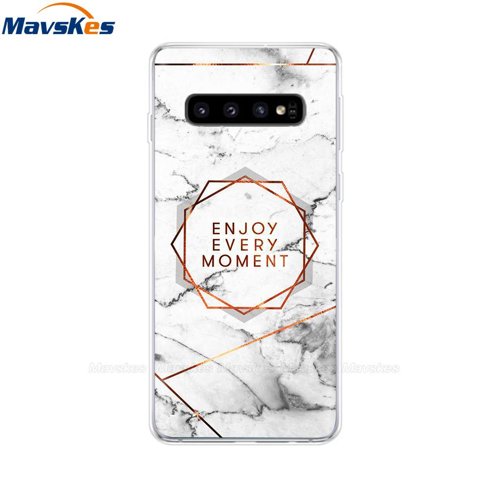 Новейший чехол из ТПУ с принтом для Samsung Galaxy S10 S10 + чехол для телефона Samsung S10 Plus S10e, задняя крышка, бампер Fundas Coque