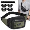 Waist Bag For Men Korean Fashion Fanny Packs Belt Bags Sports Fitness Multiple Pockets Crossbody Bag Gym Backpack /Crossbody Bag