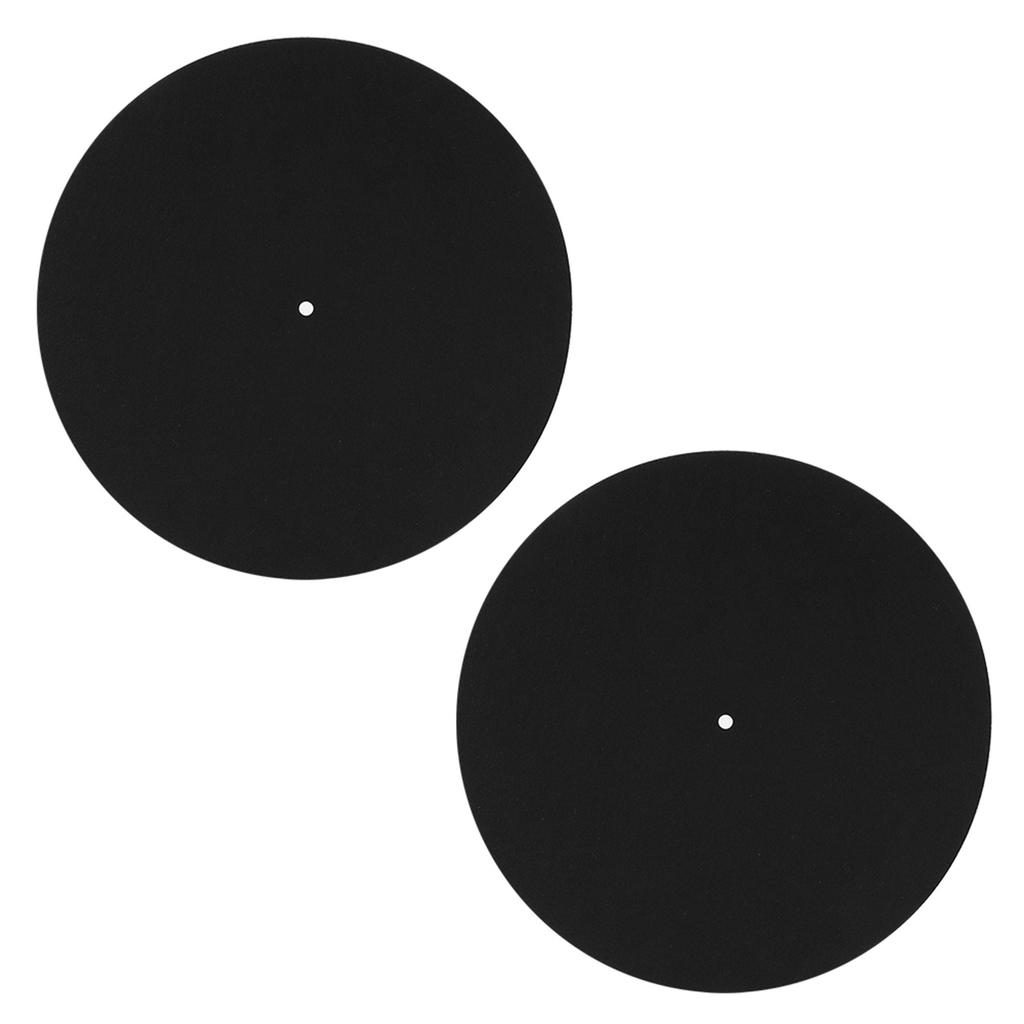 2 Pcs 12 Inch Vinyl Record Players Turntable Home Disc Protective Non Slip Mat Replacement