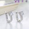 Серьги из стерлингового серебра 925 пробы с цирконом AAA, модные ювелирные изделия