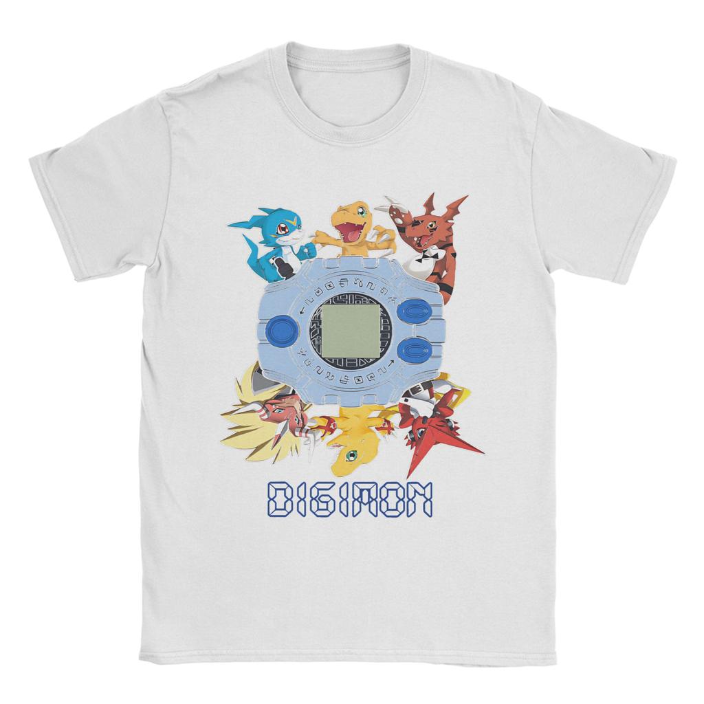 Men Women Digimon seasons T Shirts Cotton Clothing Casual Short Sleeve Crewneck Tees Party T-Shirts