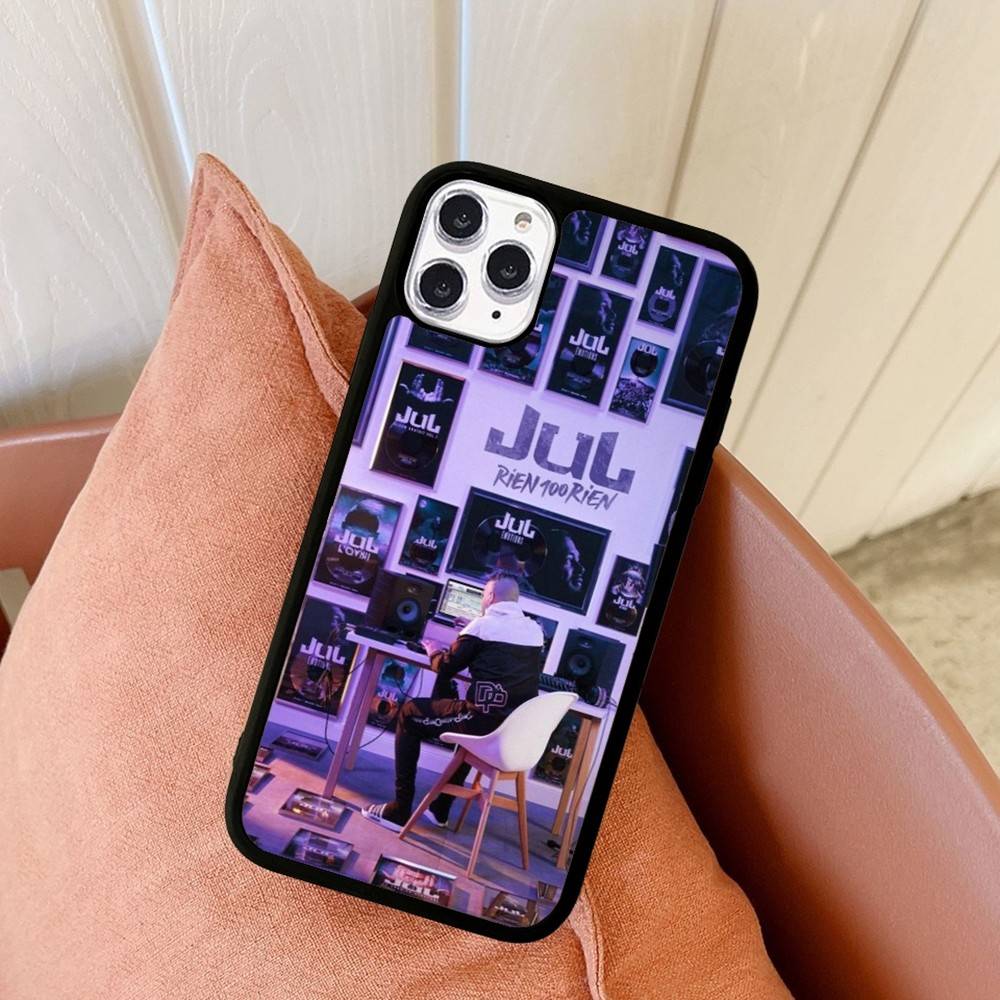 Чехол для телефона рэпера JuL C'est Pas Des Lol для iPhone 16 Pro Max 15 14 Plus 14 13 12 11 17 PC+TPU Задняя крышка
