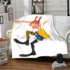 Pippi Longstocking Flannel Blanket Soft Warm All-Season Throw, Design for Camping, Car Travel, Hiking Sofa, Bed, Office Perfect Gift for Parties