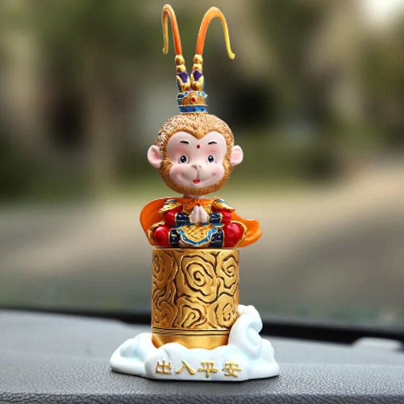Kayme трясущая голова обезьяна приборная панель автомобиля кукла авто игрушка украшения интерьер украшение подарок