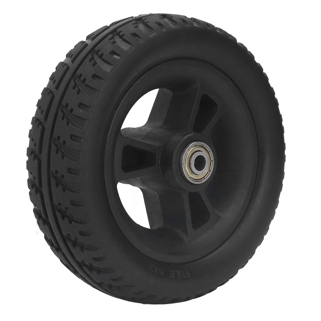 6-дюймовое колесо для инвалидной коляски PU нескользящее износостойкое прочное несущее средство для замены ходоков