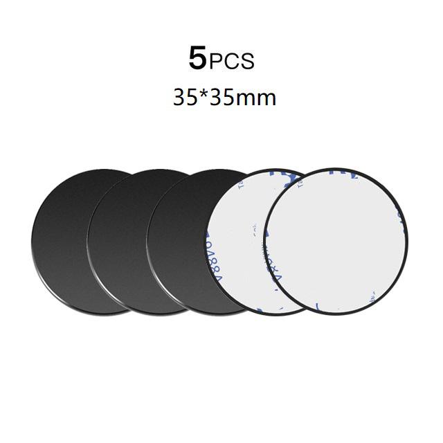 1/3/5 шт. Металлический диск для магнитного автомобильного держателя телефона, универсальная железная наклейка, магнитная подставка для мобильного телефона, крепление