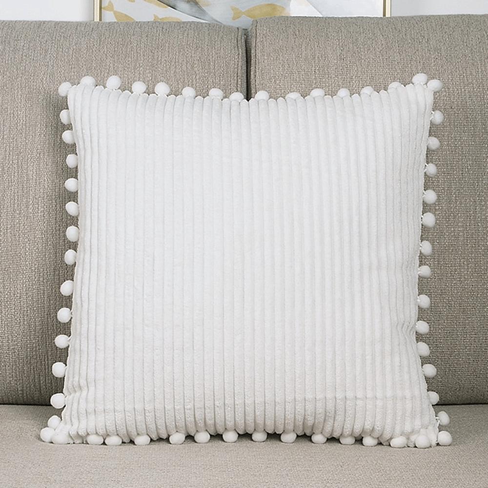 Corduroy Pillowcase Square Sofa Pillow Cover Practical Bohemia Throw Pillow Cover  Car