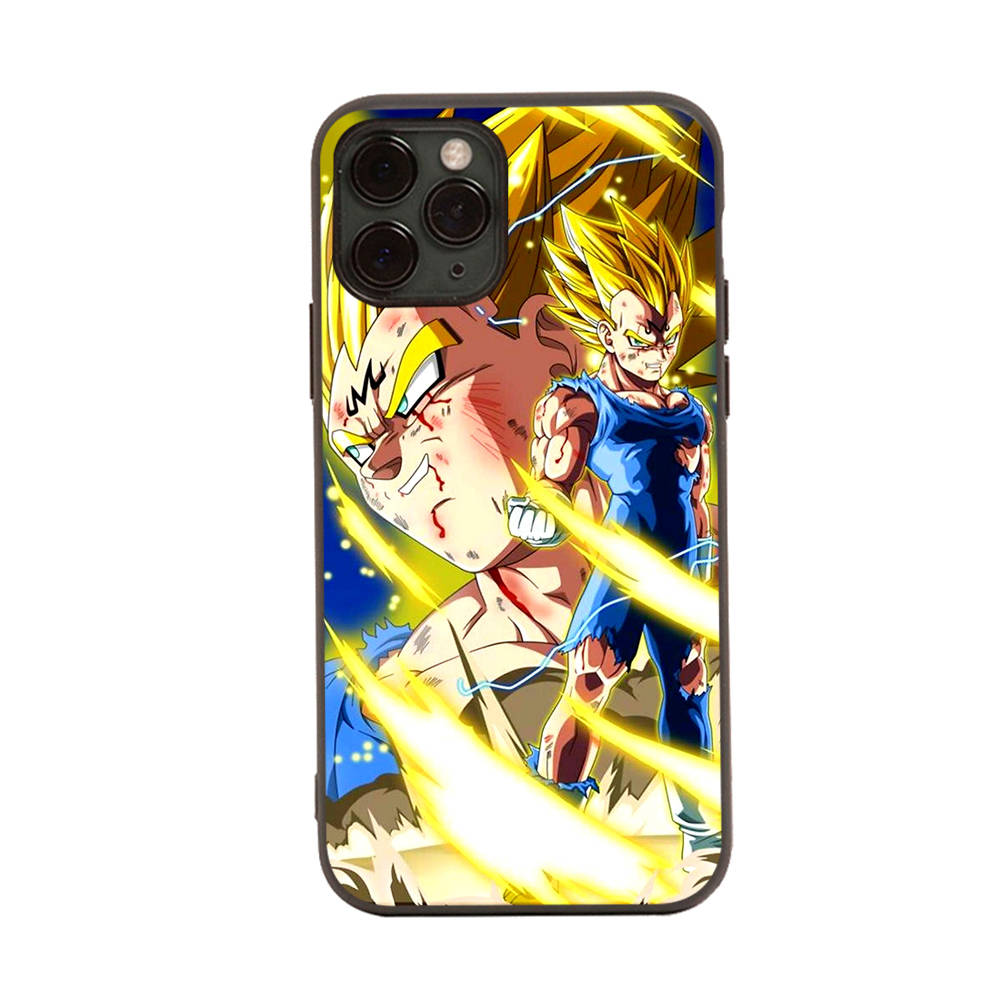 WD47 Dragon Ball Anime Black Sofe Case for Samsung Note 20 Lite S24 Ultra S23 A03 A05 A06 A11 A71 A15 A16 A13 A24 A25 A33 A52 A53 A50 M55 M35 Plus