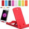 Simple Fashion Universal For HTC  Iphone Samsung Desktop Multi-angle Mini Holder Plastic Creative Mobile Gift Cell Phone Stand Carry Random Foldable