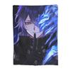 Game Role Flins Genshin Blanket Flannel Sofa Throw Blanket Super Soft for Home Bedroom Throws Bedspread Quilt