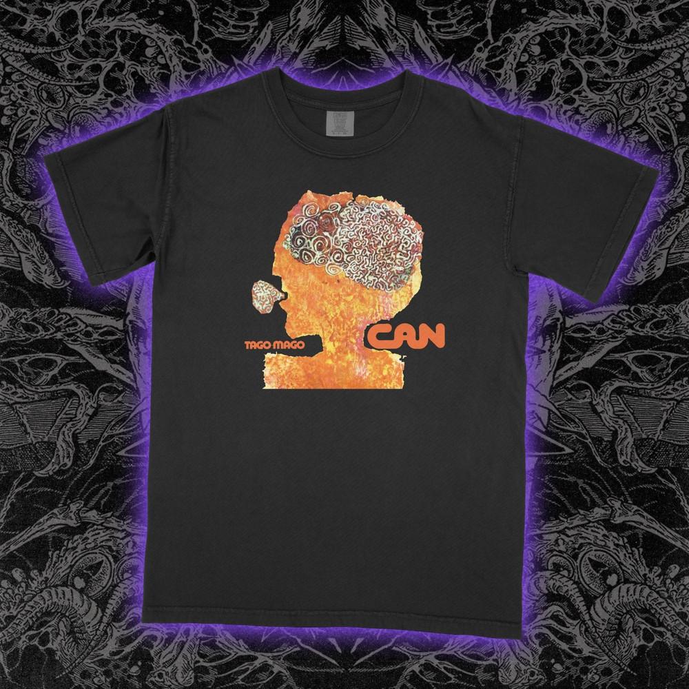 Can Tago Mago T-Shirt Krautrock Experimental Band Album Graphic Tee Unisex Soft Unisex T-Shirt