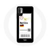 Case - Xiaomi - Redmi Note 10T 5G - Flexible - Black - Berlin Plane Ticket