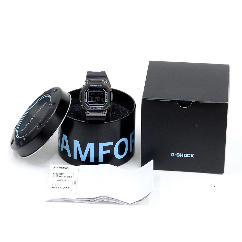 Casio BAMFORD LONDON Совместная работа Кварцевые часы G-SHOCK GM-5600BWD-1JR Мужские