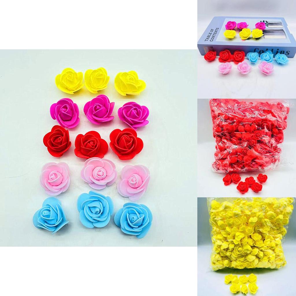 Декоративный элемент в виде розы из пены с прочным ПВХ для празднования, домашнего декора и фотореквизита