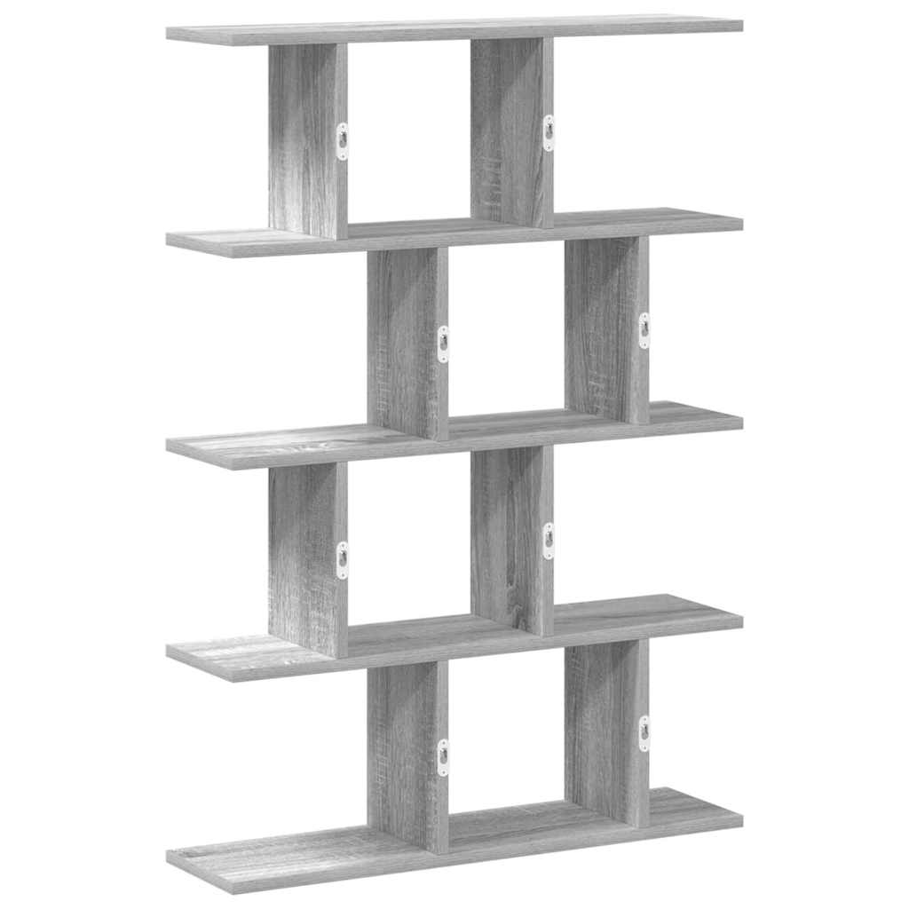 Cube Shelf 12 Compartments Gray Sonoma Particleboard