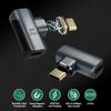 USB C Magnetic Adapter 90 Degree Magnetic USB C Adapter 24 Pins with PD 100W Fast Charge USB 4.0 40Gbps 8K 60Hz