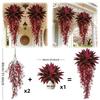 12 Leaves/18 Leaves Artificial Dragon Blood Tree Tabletop Plant Decoration  Home Decoration