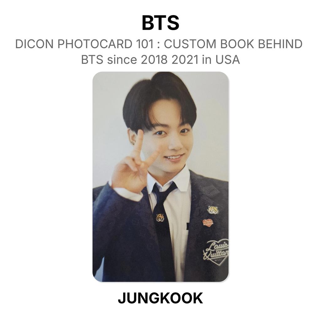 BTS DICON ФОТОКАРТА 101 : КАСТОМНАЯ КНИГА ПОСЛЕ BTS с 2018 по 2021 год в США Официальная фотокарточка