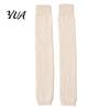 Winter Leg Warmers for Women Women, Over The Knee Thigh High Socks, Warm Knit Gaiters Outdoor Soft Thermal Sleeves, Thickened Plush Lined Cold Weather