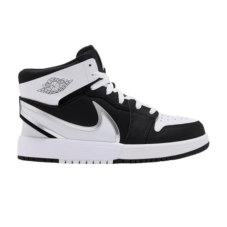 Air Jordan 1 Mid RM EasyOn GS 'Черно-белый'