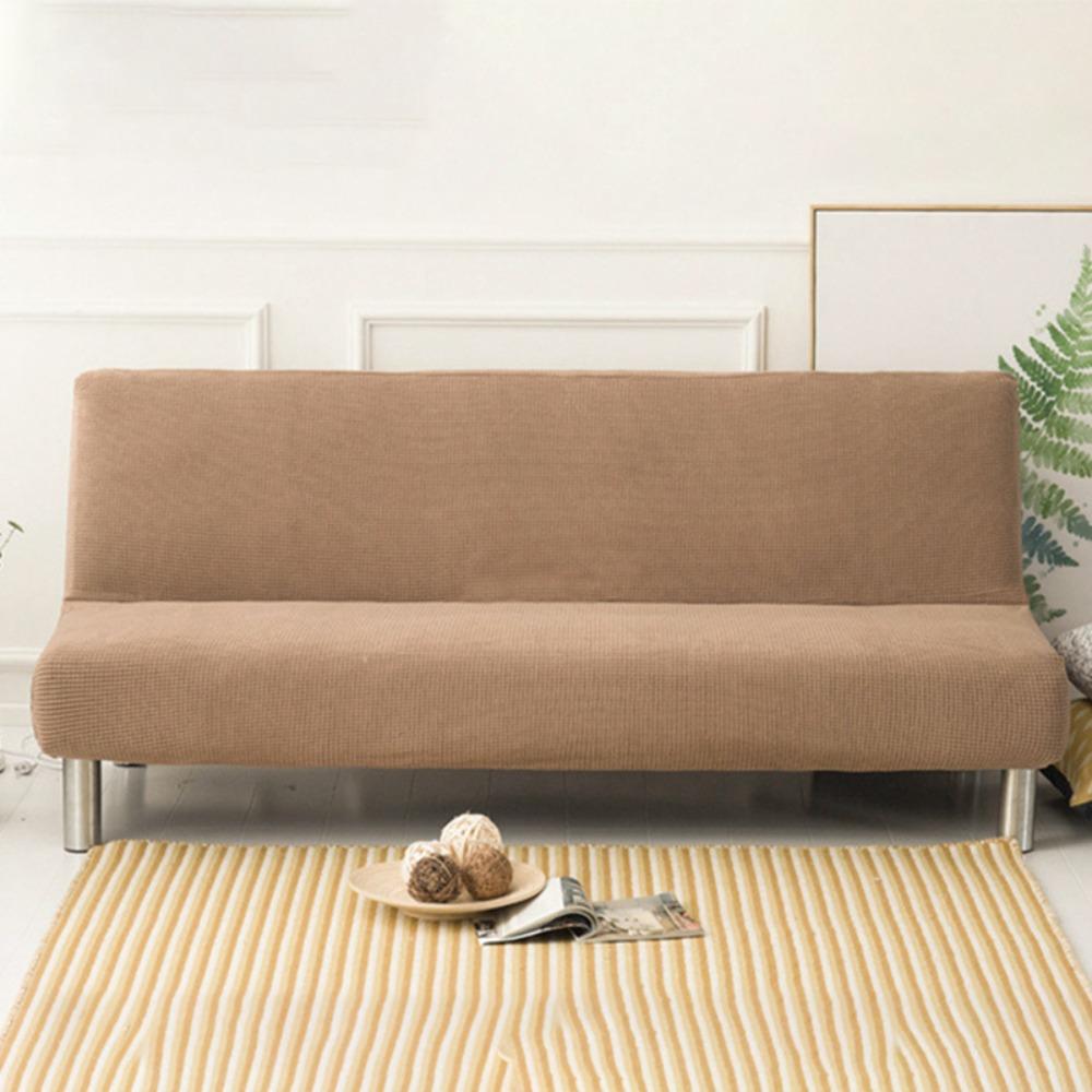 Removable Futon Sofa Cover Elastic Bench Cover Household Armless Sofa Slipcover  Home