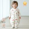 Baby Sleeping Bag 50G Cotton Filled Wearable Blanket Anti-Kick Split Leg Infant Homewear Cartoon Zip
