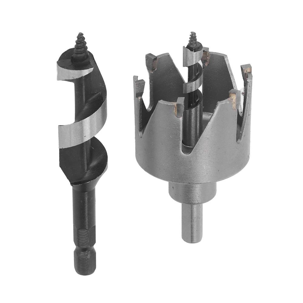 High Torsional Force Shank Ball Deadbolt Hole Saw Cemented Carbide Hole Saw For Metal Door
