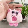 Whimsical Panda Plush Keychain Soft Toy Adorable Animal Charm For Bags Gifts