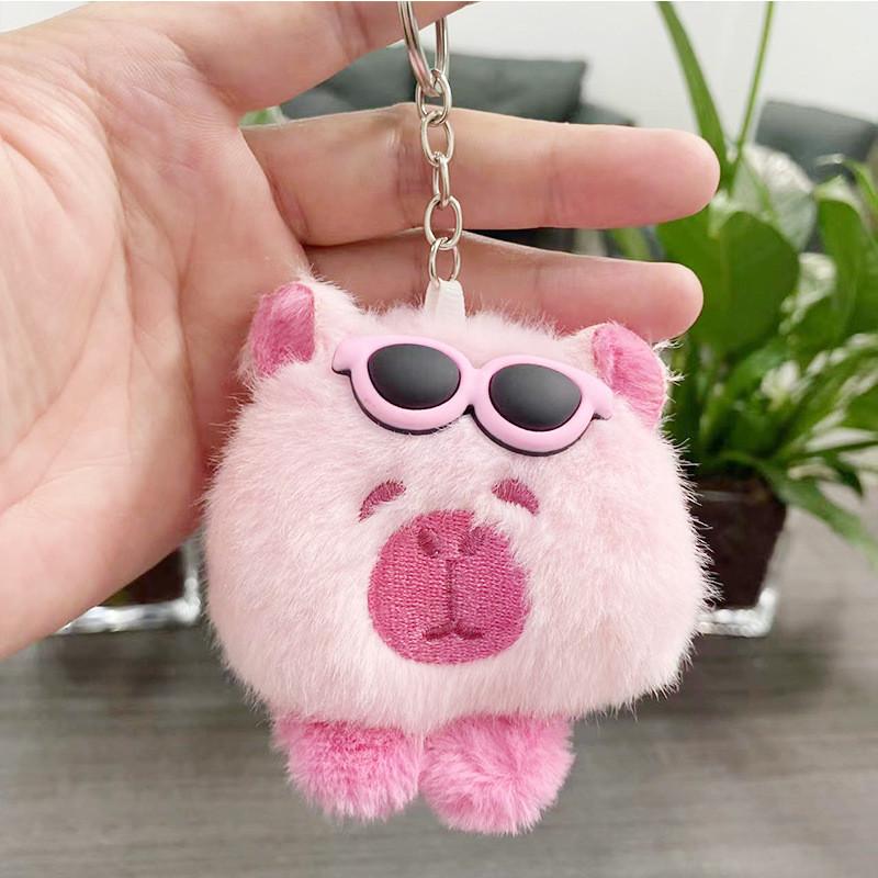 Cartoon Plush Cute Panda Doll Keychain Soft Stuffed Toy Perfect For Gift Kids