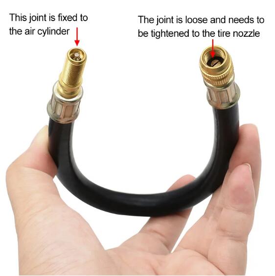 Truck Valve Extension Flexible Bus Tire Valve Extension Rubber Tyre Valve Stem Extender Tire Nipple Adaptor