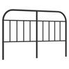 Replacement Headboard Metal Black 150 cm