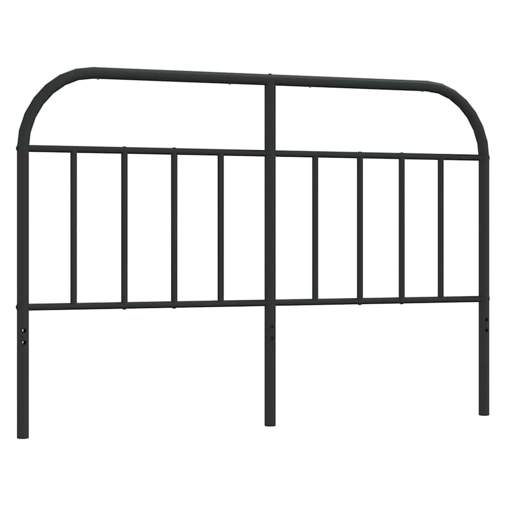 Replacement Headboard Metal Black 150 cm