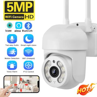 5MP PTZ Wifi камера наружное домашнее видеонаблюдение беспроводные IP камеры HD цветное ночное видение безопасность-защита ICse