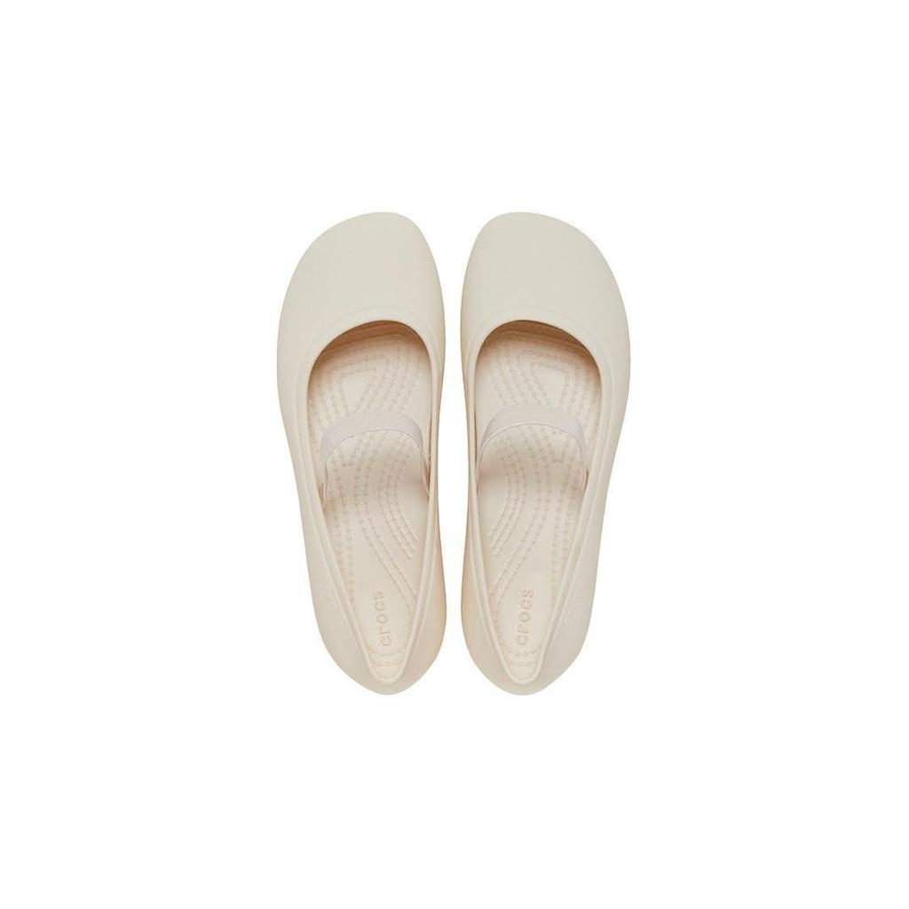Crocs Туфли детские с круглым носком, слипоны, нескользящие, прочные, низкие, белые 209429-160