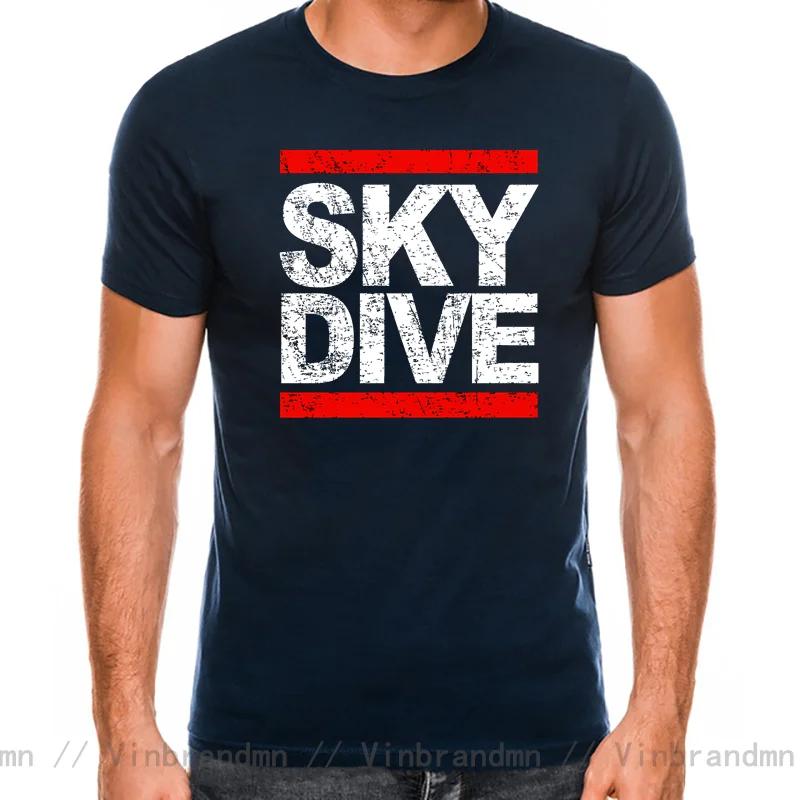 Vinage Distressed Skydiving Skydive T Shirt Unisex Funny Sky Diver Tshirt Paragliding Parachu Paraglider Tees Graphic Tops Tshirt