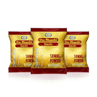 Cycle Pure Om Shanthi Чистящий порошок 3x200г Многоповерхностный очиститель металла для дий, стекла, серебра