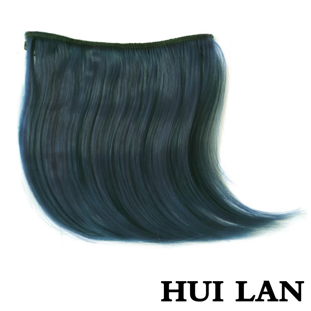 Синтетический двухкарточный фиксированный маленький парик с челкой в наращивании волос натуральные разноцветные аксессуары для волос для женщин легкая повседневная носка